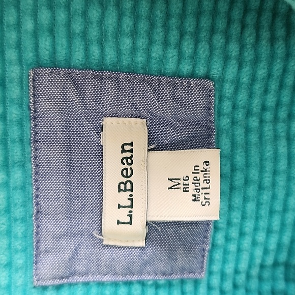 L.L. Bean Women's Turquoise Corduroy Jacket Shacket Medium - Picture 2 of 8